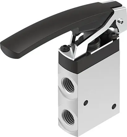 Produktfoto 1 von Festo, Stößel VHEF Pneumatik-Steuerventil, manuell, G G 1/4, Aluminiumlegierung 4500008