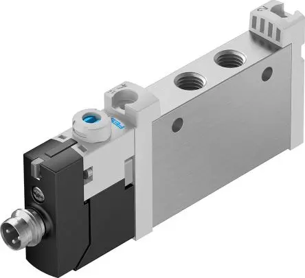 Produktfoto 1 von Festo 5/2 VUVG Magnetventil Metrisch, Elektromagnet-betätigt 24V dc