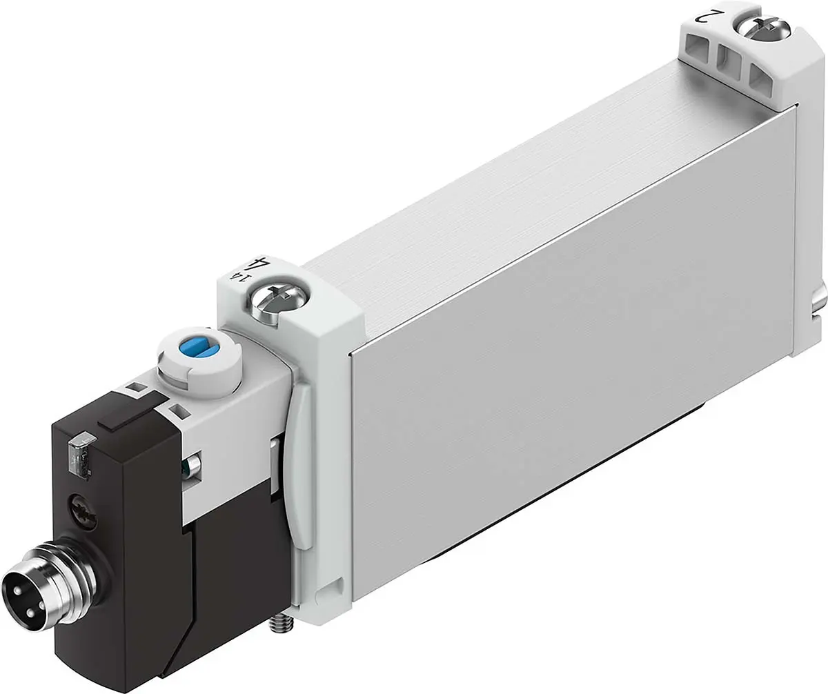 Produktfoto 1 von Festo VUVG 574245 Magnetventil 5/2 Verteiler, Elektromagnet-betätigt 24V dc