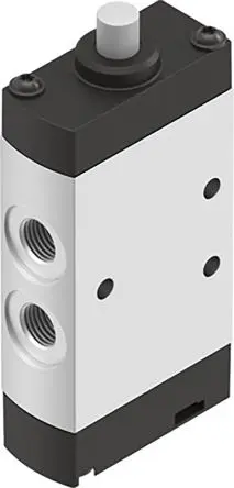 Produktfoto 1 von Festo, Stößel VMEF Pneumatik-Steuerventil, manuell, G G 1/8, Aluminiumlegierung 8031297