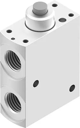 Produktfoto 1 von Festo, Stößel VMEF Pneumatik-Steuerventil, manuell, G G 1/4, Aluminiumlegierung 8031300