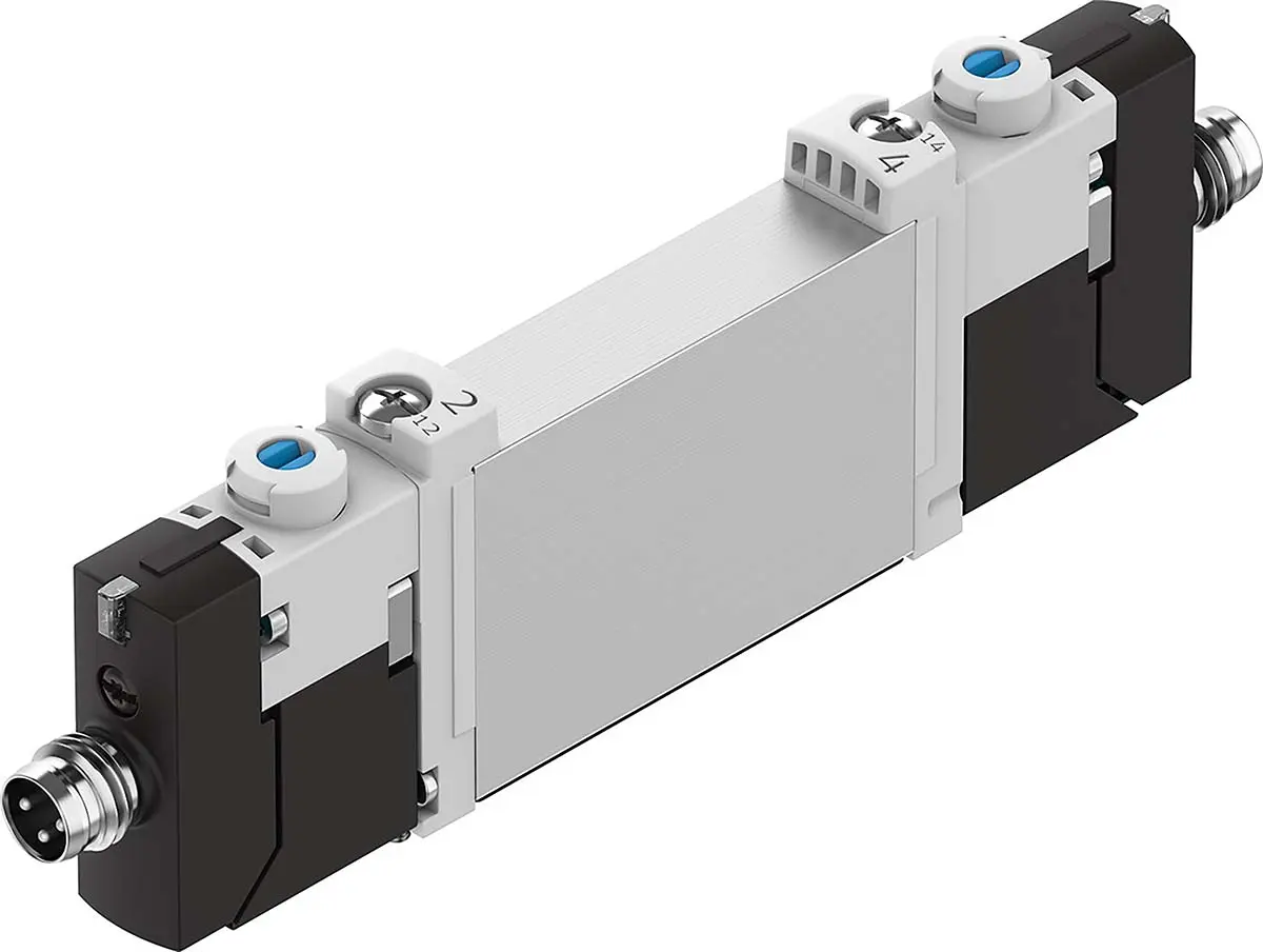 Produktfoto 1 von Festo VUVG 8031492 Magnetventil 3/2 Verteiler, Elektromagnet-betätigt 24V dc