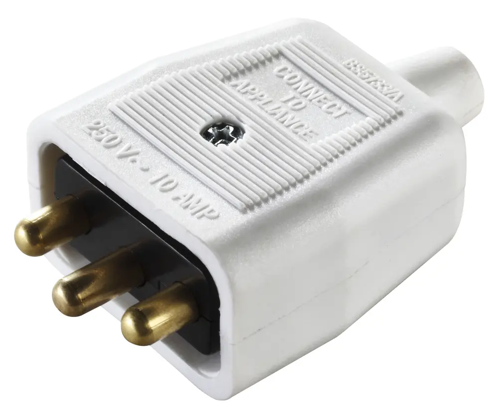 Produktfoto 1 von Masterplug Haupt-Inline-Stecker 3-polig Kabel Stecker/Buchse 240 V 10A