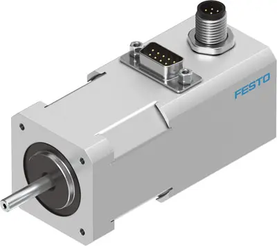 Produktfoto 1 von Festo EMMS Hybrid 1.8 ° Schrittmotor 48 V / 1.8 A 0.5 Nm Wellen-Ø 5 mm