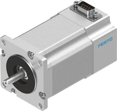 Produktfoto 1 von Festo EMMS Hybrid 1.8 ° Schrittmotor 48 V / 5 A 1.4 Nm Wellen-Ø 6.35 mm