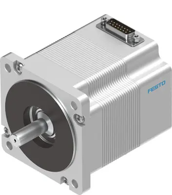 Produktfoto 1 von Festo EMMS Hybrid 1.8 ° Schrittmotor 48 V / 9.5 A 2.5 Nm Wellen-Ø 11 mm