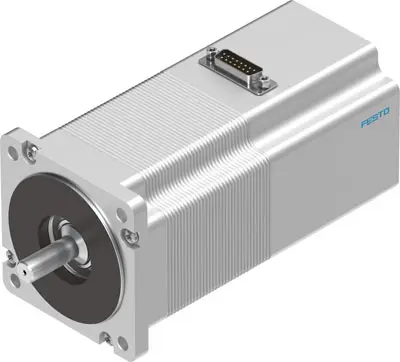 Produktfoto 1 von Festo EMMS Hybrid 1.8 ° Schrittmotor 48 V / 9.5 A 5.9 Nm Wellen-Ø 11 mm