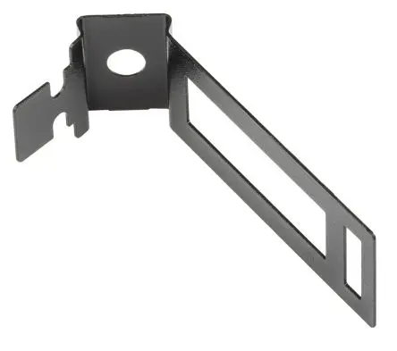 Produktfoto 1 von RS PRO Safe-D Conduit Clips Galvanisierter Stahl Kabelrohr Befestigung Klemme Schwarz