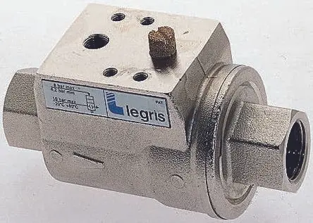 Produktfoto 1 von Legris Pneumatik-Schrägsitzventil Axial bis 10 bar 1 in