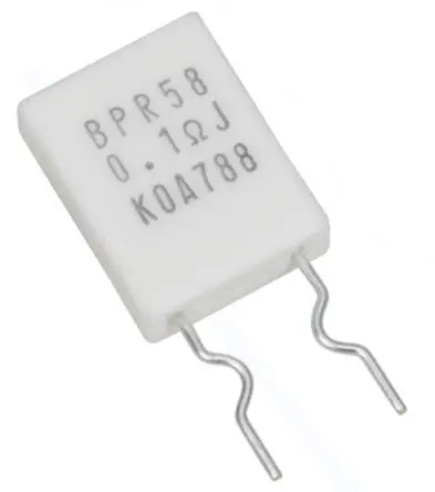 Produktfoto 1 von KOA BPR Keramik Widerstand, Radial 1 Ω 5 % / 5 W