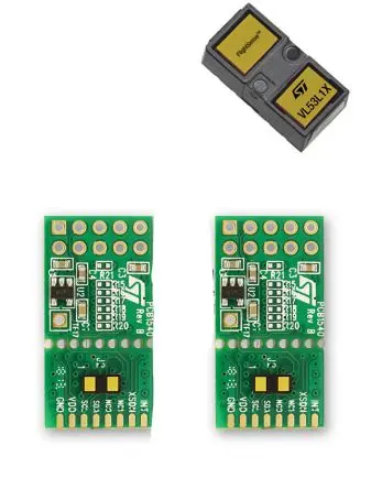 Produktfoto 1 von STMicroelectronics VL53L1X Breakout-Board, Breakout-Board Entwicklungstool Sensor für Integration in Kundengerät