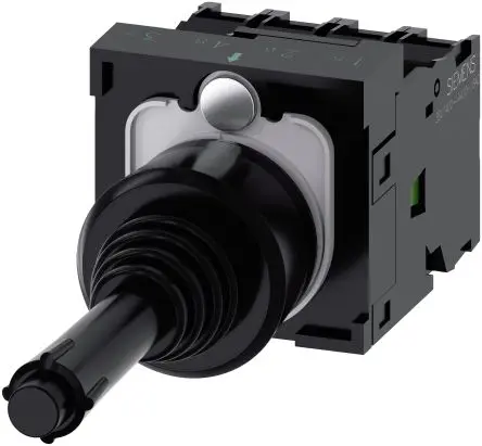 Produktfoto 1 von Siemens SIRIUS ACT 3SU11 Joystick, 1-poliger Schließer, 500 V ac / 10A, IP65, IP20, IP67 Griff Typ Rund