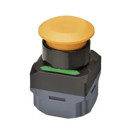 Produktfoto 1 von Omron A2W Druckschalter Grün, Rot, Gelb Beleuchtet Tastend Ø 24 mm / 100mA 30 V dc, IP65