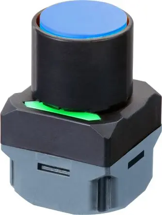 Produktfoto 1 von Omron A2W Druckschalter Grün, Rot, Gelb Beleuchtet Ø 40 mm / 100mA 24 V dc, IP65