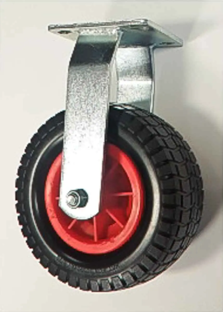 Produktfoto 1 von RS PRO Fest Lenkrolle, Rad ø 200mm, 300kg, Ges H. 245mm, Rad B. 85mm, 115 x 100mm, Platte, Polypropylen-Material