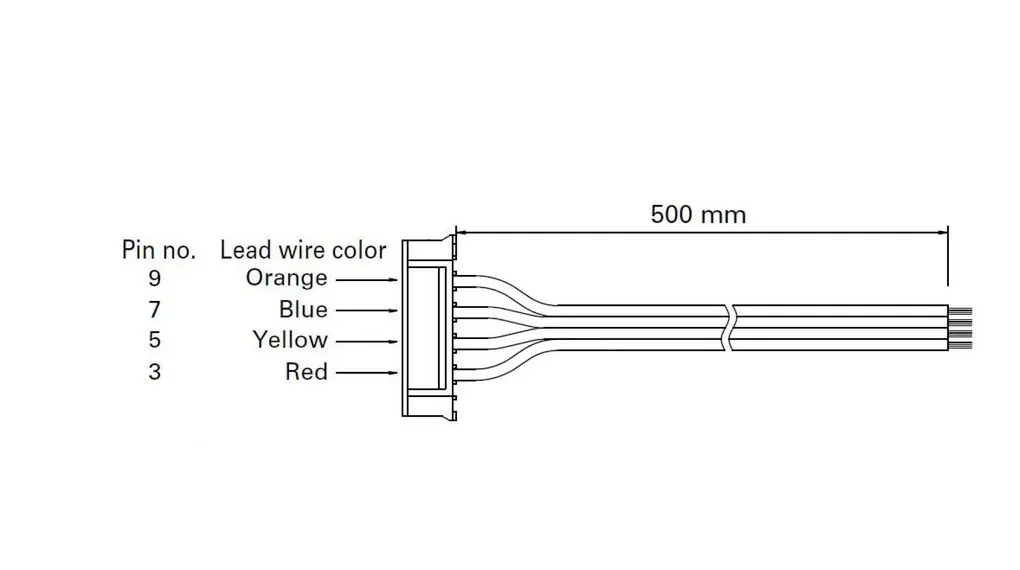 Produktfoto 1 von Sanyo Denki SF242 Netzkabel Motorkabel