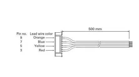 Produktfoto 1 von Sanyo Denki SF242 Netzkabel Motorkabel
