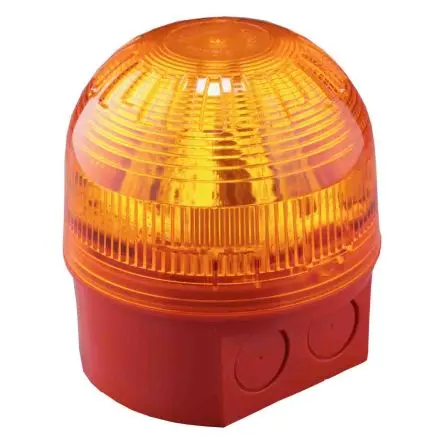 Produktfoto 1 von Klaxon Sonos LED, Filament/Warnsummer-Licht Schall- und Lichtsignal-Kombination 60V Rote tiefe Basis IP65 Oberfläche /