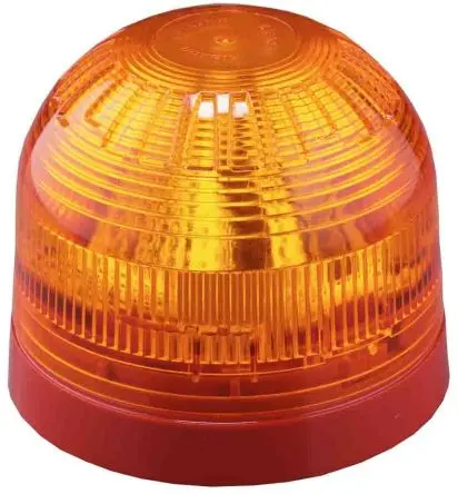 Produktfoto 1 von Klaxon Sonos LED, Filament/Warnsummer-Licht Schall- und Lichtsignal-Kombination 60V Rote flache Basis IP21 Oberfläche /