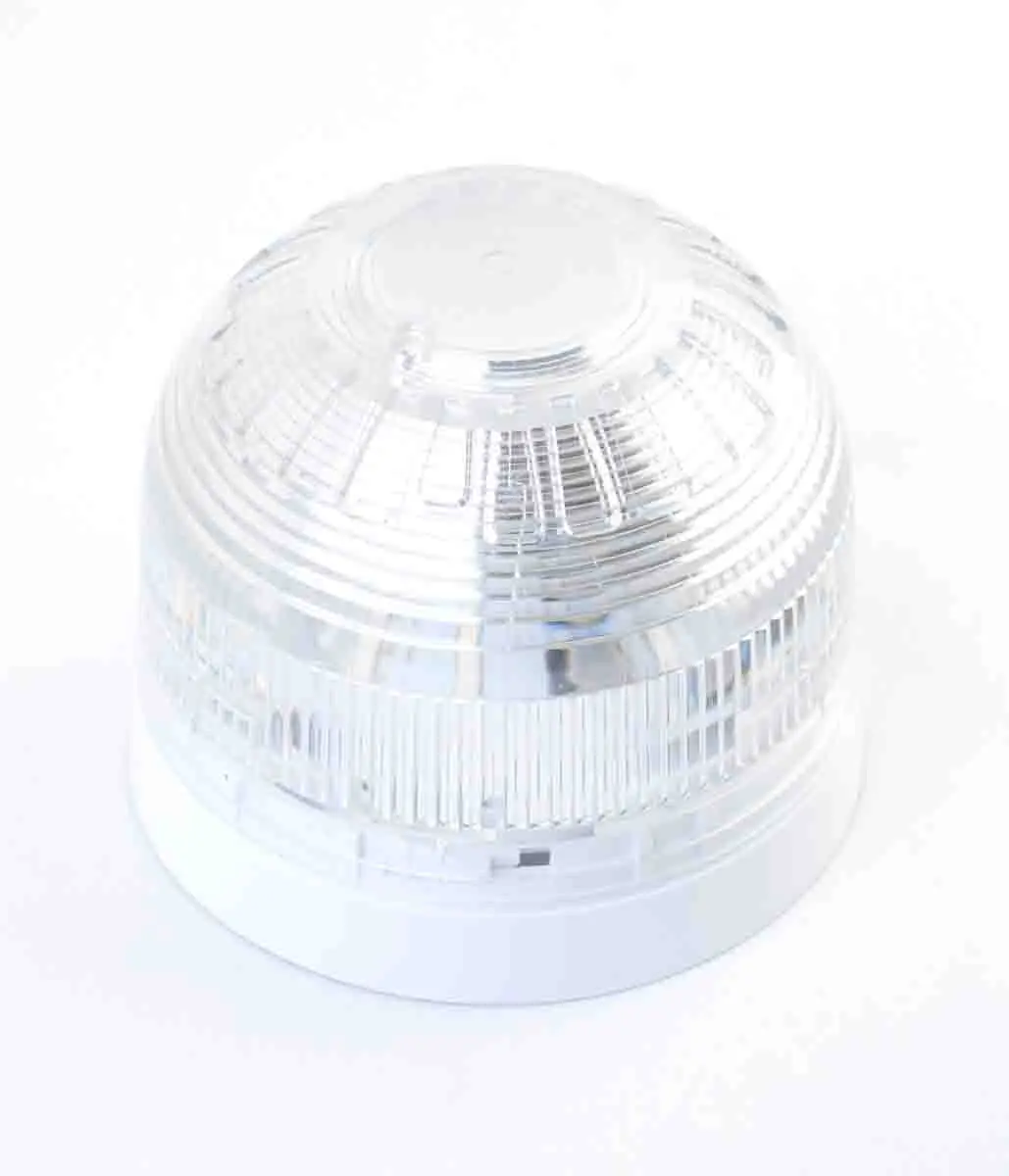 Produktfoto 1 von Klaxon LED Alarm-Leuchtmelder Klar / 106dB, 17 → 60 V dc