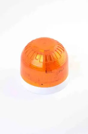 Produktfoto 1 von Klaxon LED, Filament/Warnsummer-Licht Schall- und Lichtsignal-Kombination 60V Gelb IP21 Oberfläche / 106dB 106 dB @ 1m