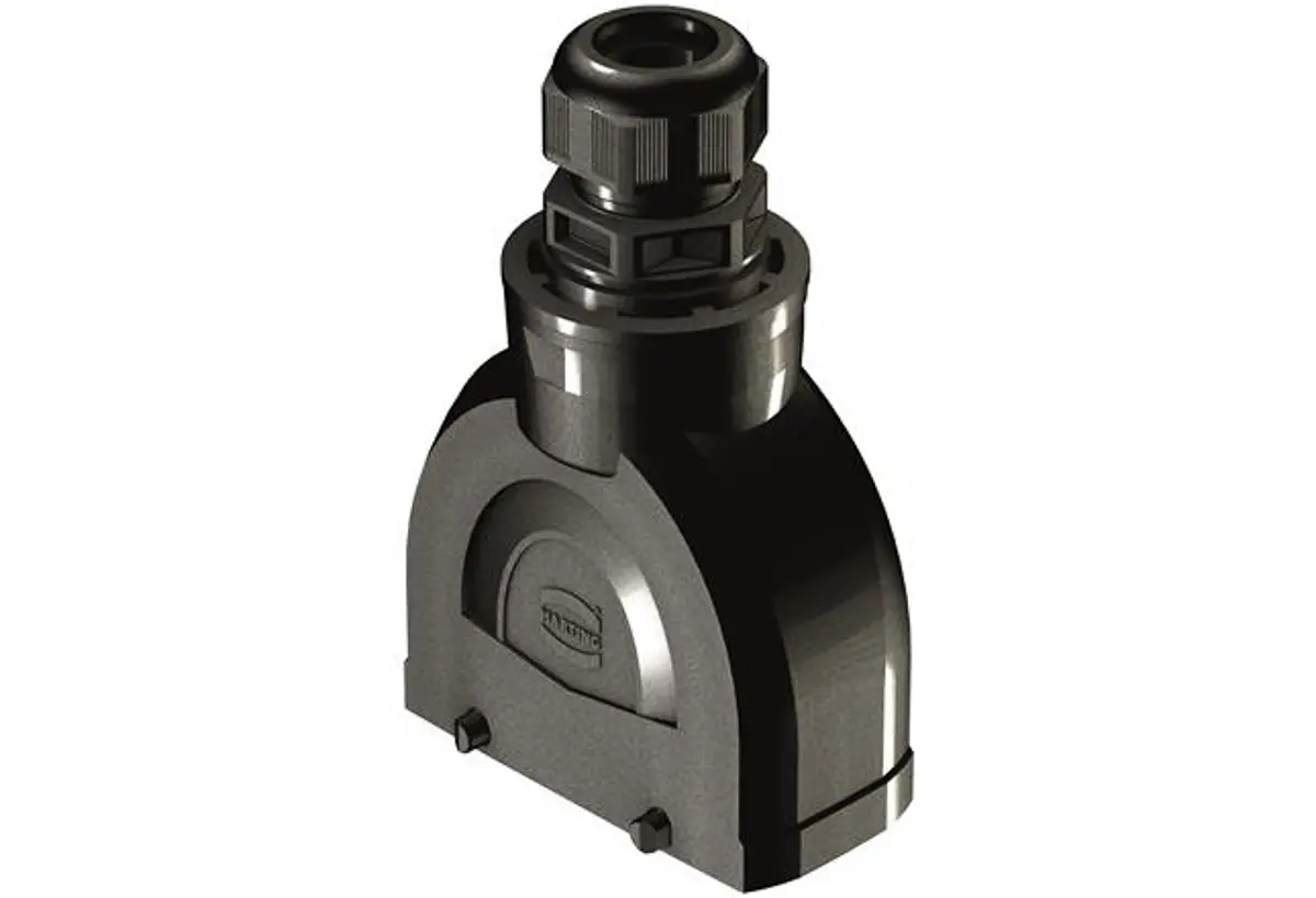 Produktfoto 1 von HARTING Han-Eco B Kappe für robusten Stromversorgungsstecker Doppelter Hebel 2 16B Haube, IP66