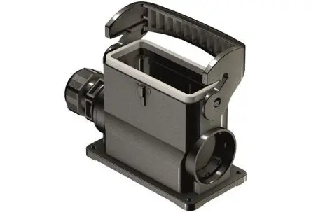 Produktfoto 1 von HARTING Han-Eco B Gehäuse für robusten Stromversorgungsstecker 1 Hebel 1, Oberfläche 16B Gehäuse, IP66