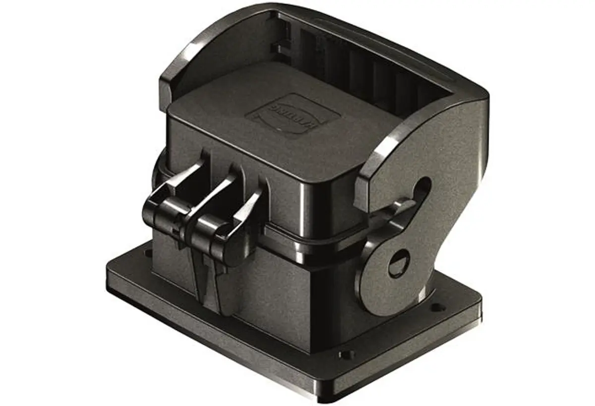 HARTING Han-Eco B Gehäuse für robusten Stromversorgungsstecker Einhebel 1, Einbaumontage 6B Gehäuse, IP66