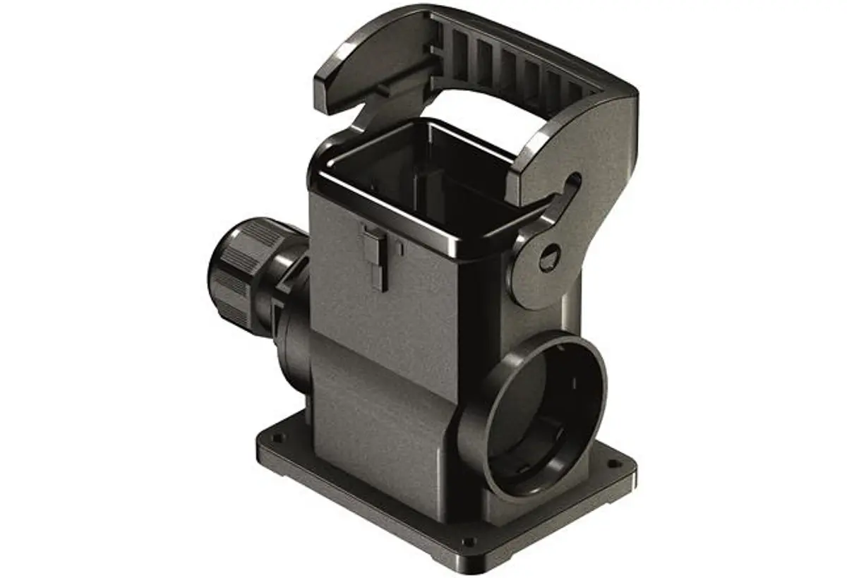 HARTING Han-Eco B Gehäuse für robusten Stromversorgungsstecker 1 Hebel 1, SMD 6B Gehäuse, IP66