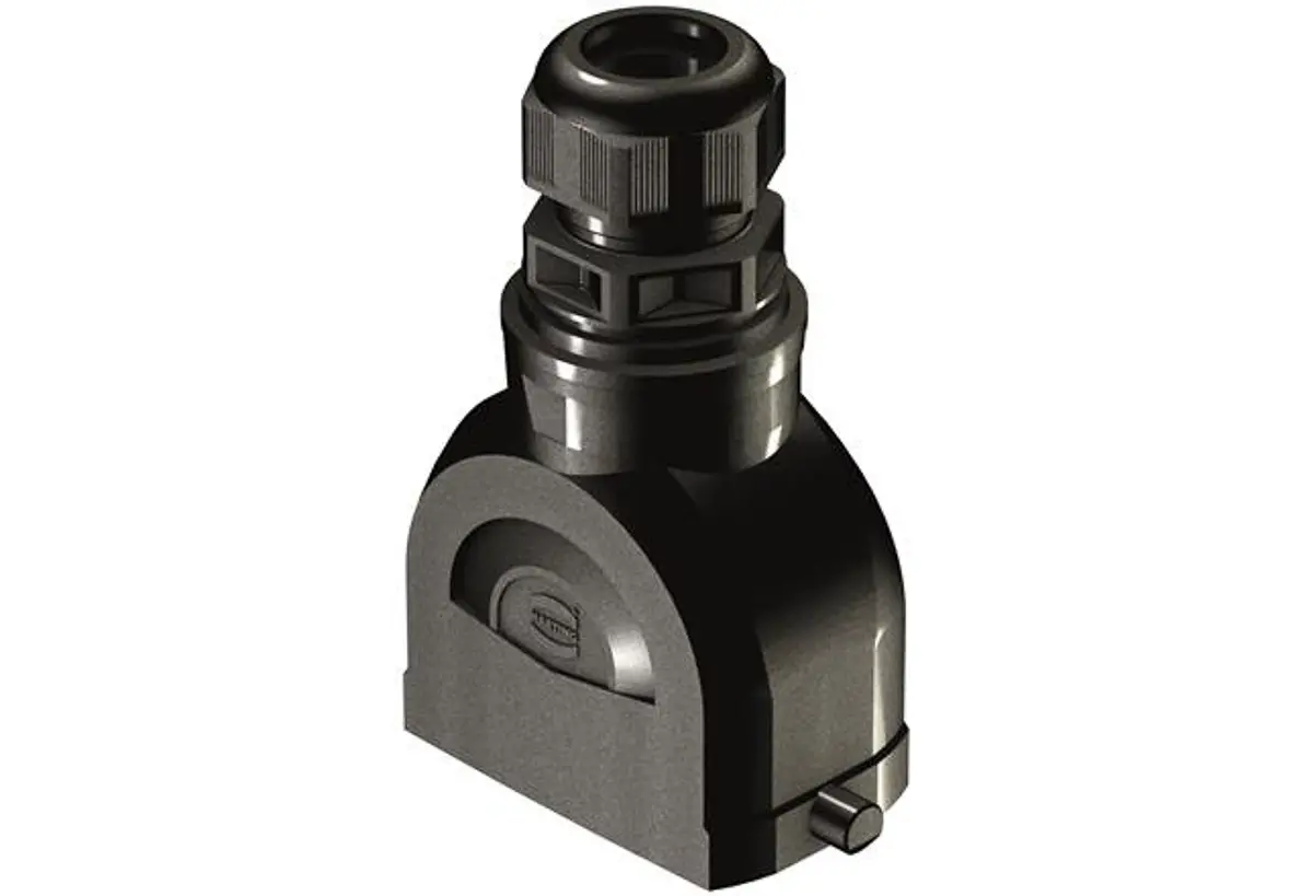 Produktfoto 1 von HARTING Han-Eco B Kappe für robusten Stromversorgungsstecker Einhebel 1 10B Haube, IP66