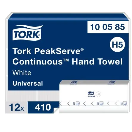 Produktfoto 1 von Tork Tork PeakServe Papierhandtuch Gefaltet, 225 x 201 mm 1, 410-Blatt