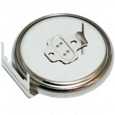 Produktfoto 1 von Panasonic, Lithium-Poly-Carbonmonofluorid Knopfzelle Ø 23 mm, 3 V / 255 mAh
