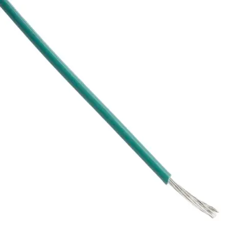 Produktfoto 1 von Alpha Wire H07Z-R Schaltdraht, 22 AWG 30 m Grün Ø 1.27 mm 7 Litzen Polyvinylchlorid