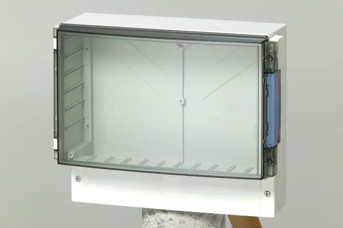 Produktfoto 1 von Fibox; Gehäuse; ABS; Grau; IK07 IP65 Breite 260 mm Höhe 129 mm Länge 320 mm