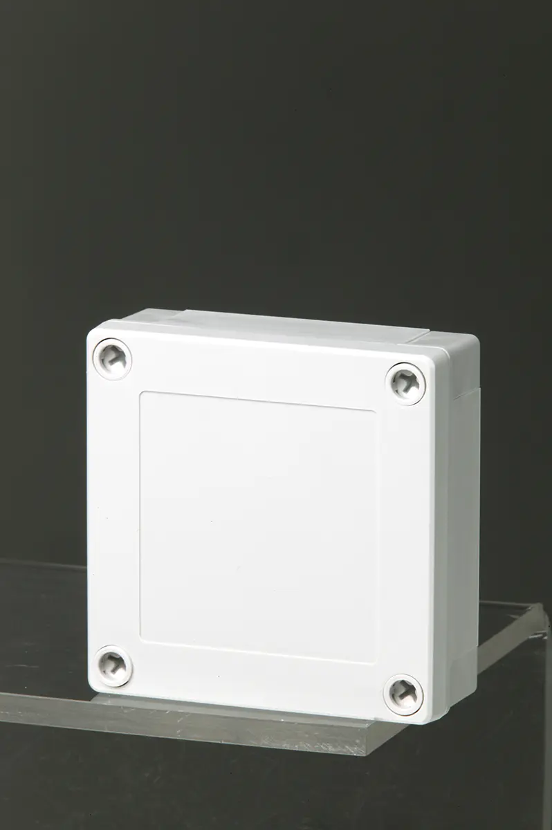 Produktfoto 1 von Fibox MNX; Gehäuse; Polycarbonat; Grau; IK08 IP66, IP40 Breite 100 mm Höhe 35 mm Länge 100 mm