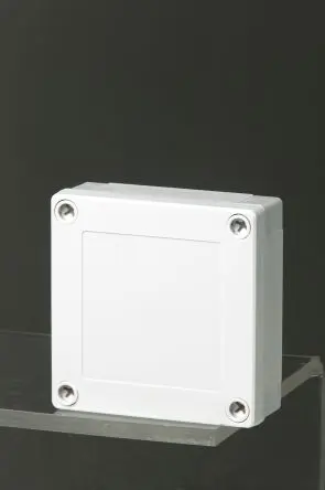 Fibox MNX; Gehäuse; Polycarbonat; Grau; IK08 IP66, IP67 Breite 100 mm Höhe 35 mm Länge 100 mm
