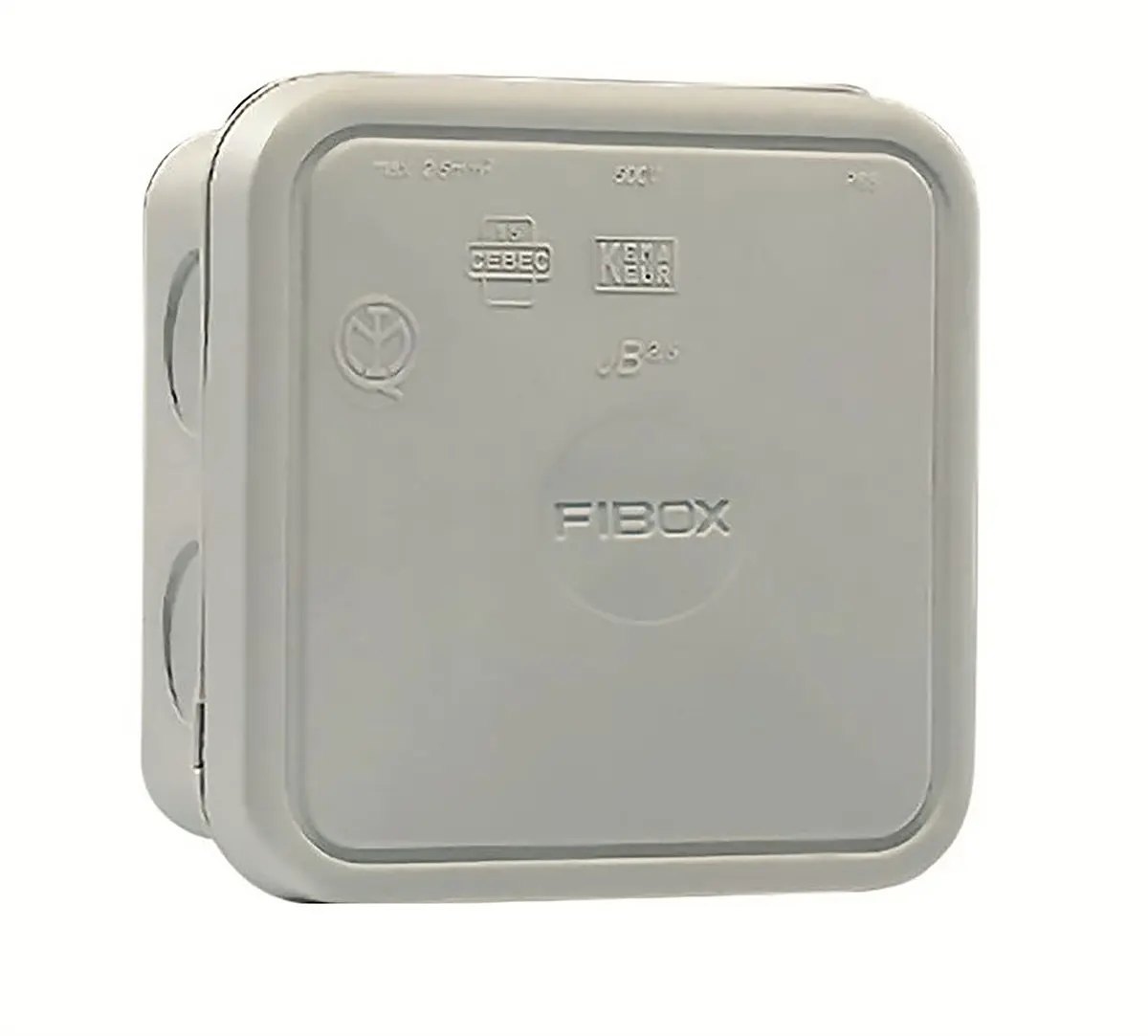 Produktfoto 1 von Fibox Polypropylen Abzweigdose Hellgrau IP65 5 Breite 90 mm Höhe 49 mm Länge 90 mm