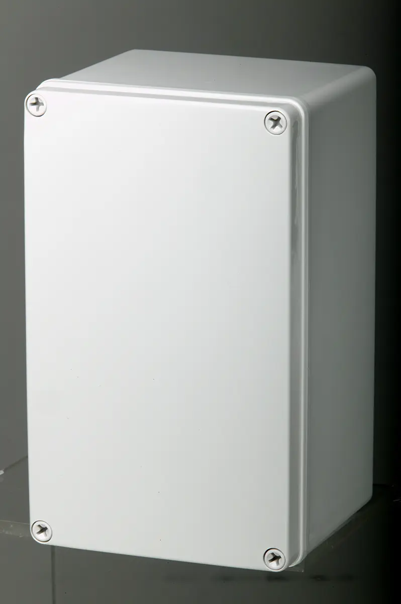 Produktfoto 1 von Fibox Piccolo; Gehäuse; Polycarbonat; Grau; IK08 IP66, IP40 Breite 140 mm Höhe 125 mm Länge 230 mm
