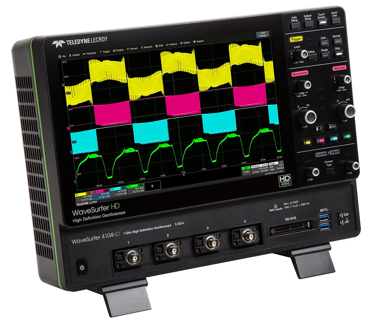 Produktfoto 1 von Teledyne LeCroy Oszilloskop 4-Kanal Analog 350MHz, DKD/DAkkS-kalibriert