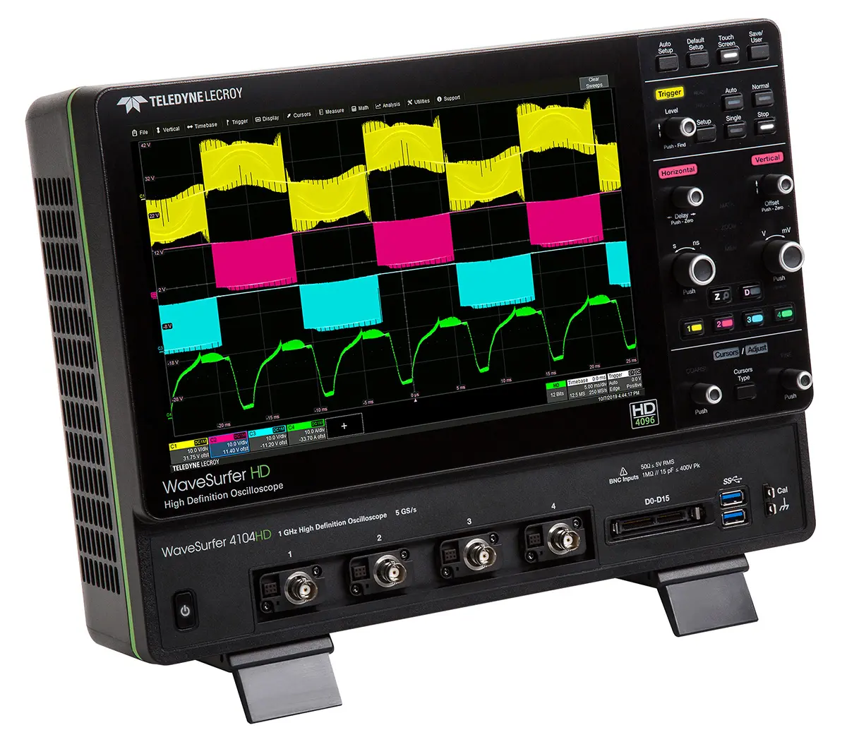 Produktfoto 1 von Teledyne LeCroy Oszilloskop 4-Kanal Analog 500MHz, DKD/DAkkS-kalibriert