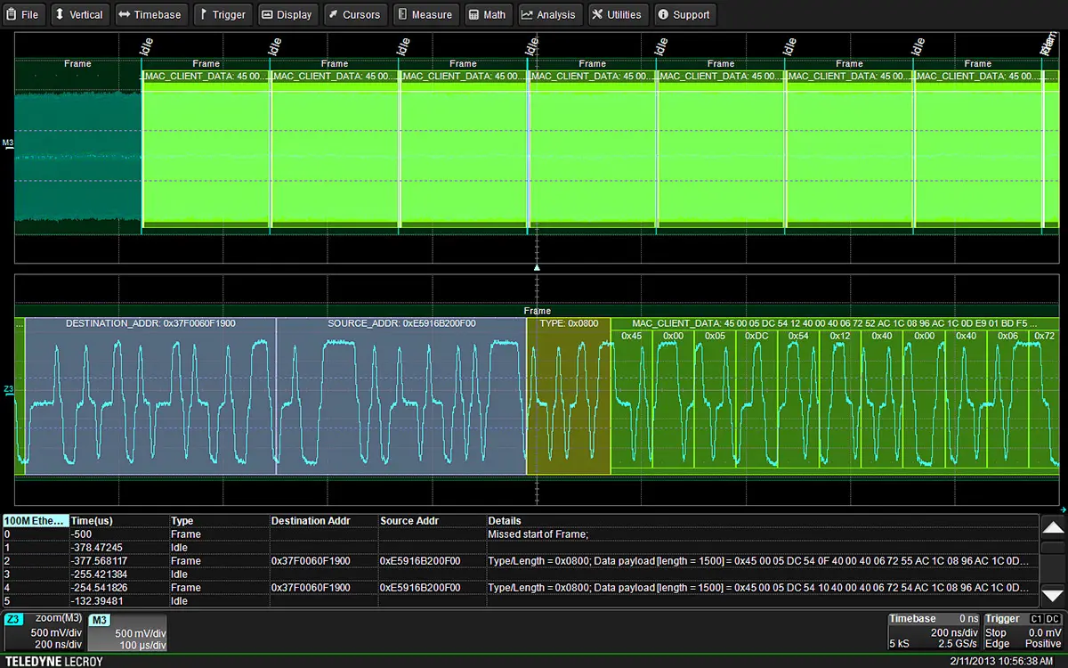 Produktfoto 1 von Teledyne LeCroy Oszilloskop-Software, SPI- und UART-Trigger- und Dekodieroption
