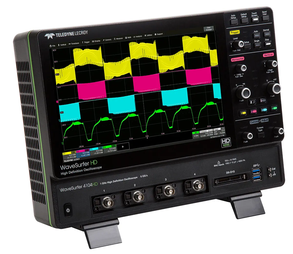 Produktfoto 1 von Teledyne LeCroy Oszilloskop 4-Kanal Analog 200MHz, ISO-kalibriert