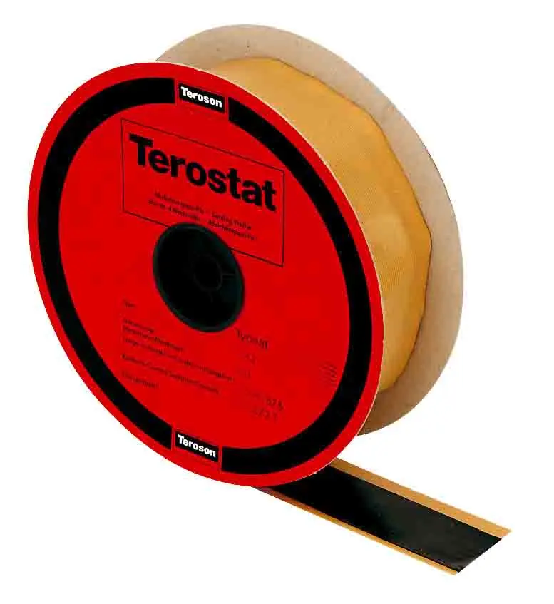 Produktfoto 1 von Teroson Teroson RB 81 Butyl Gummi Klebeband, selbstverschweissend, Schwarz, Stärke 2 mm, 20 mm x 30 m
