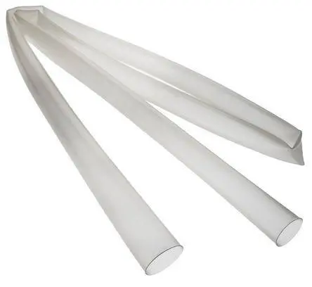 HellermannTyton TK20 Wärmeschrumpfschlauch, Polyvinylfluorid Klar, Ø 1.6 mm Schrumpfrate 2:1, Länge 1.2m