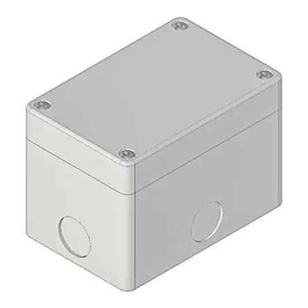 Produktfoto 1 von RS PRO CCS Drucktastengehäuse x Ø 22 mm, Grau, ABS, IP65