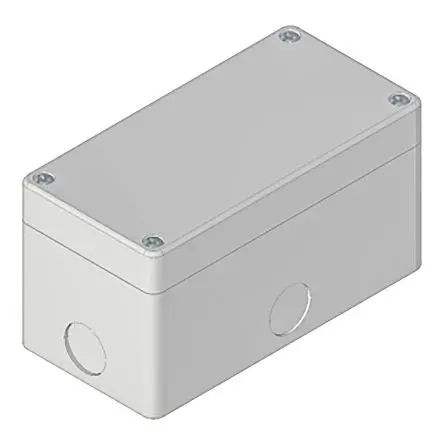 Produktfoto 1 von RS PRO CCS Drucktastengehäuse x Ø 22 mm, Grau, ABS, IP65