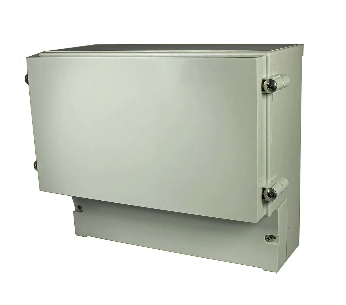 Produktfoto 1 von RS PRO 7710 Polycarbonat, ABS Wandanschlusskasten Hellgrau IP65, HxBxT 161 mm, 93 mm x 166 mm
