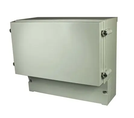 Produktfoto 1 von RS PRO 7710 Polycarbonat, ABS Wandanschlusskasten Hellgrau IP65, HxBxT 161 mm, 93 mm x 166 mm