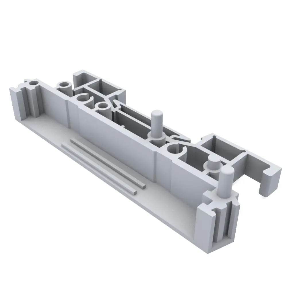Produktfoto 1 von CAMDENBOSS CIME/M Endstück mit Fuß für 72 mm breite Leiterplatten