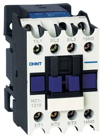 CHINT NC1 Schütz 24V ac-Spule, 3-polig, 888V 24V ac 5.5 kW 1 Schließer Umkehrend 888-Hilfskontakte